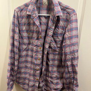 Women's J. Crew Flannel - Size Medium - Slim Fit